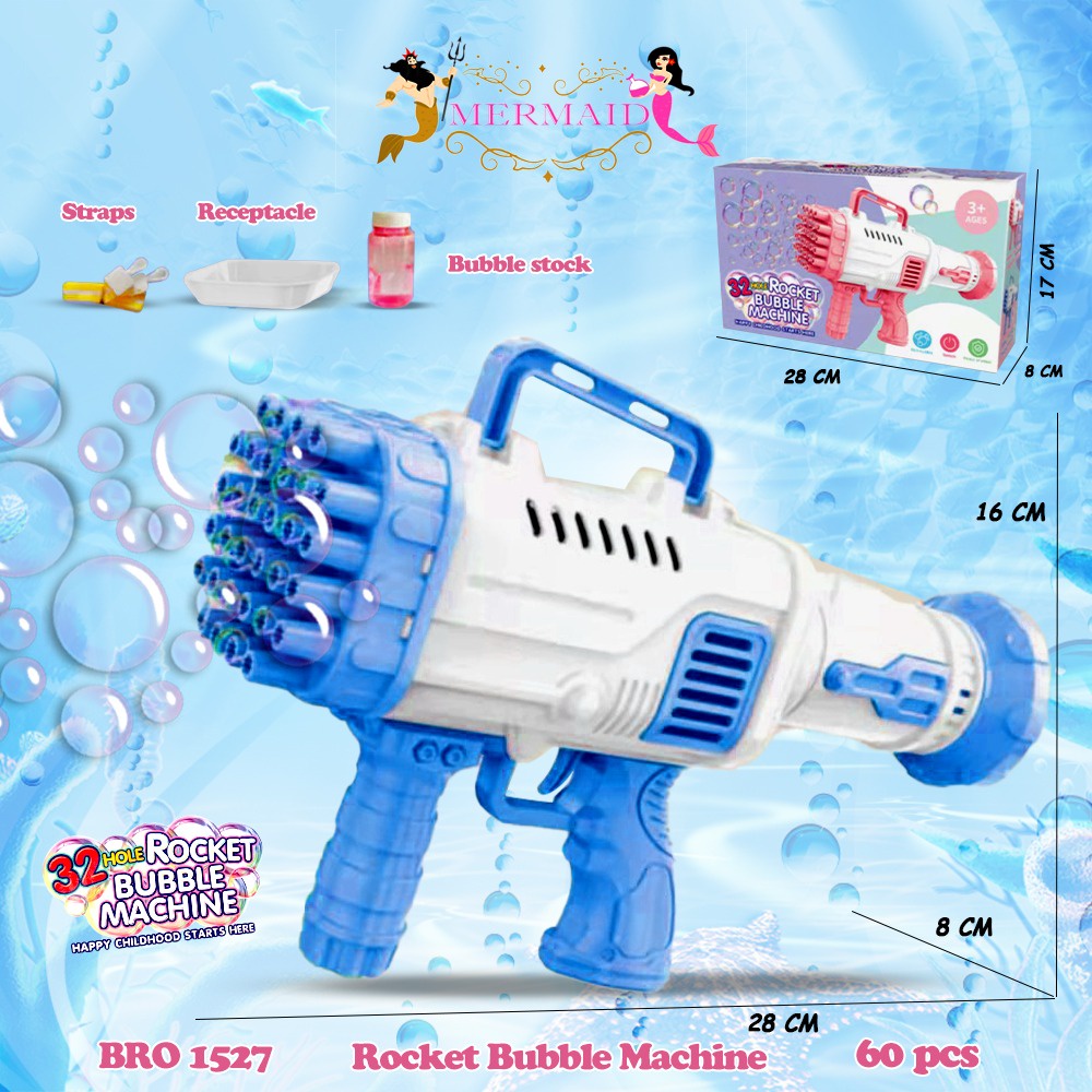 Jual BRO1527 Pistol Pistolan Busa Bubble Gun Gelembung Busa Sabun Balon ...