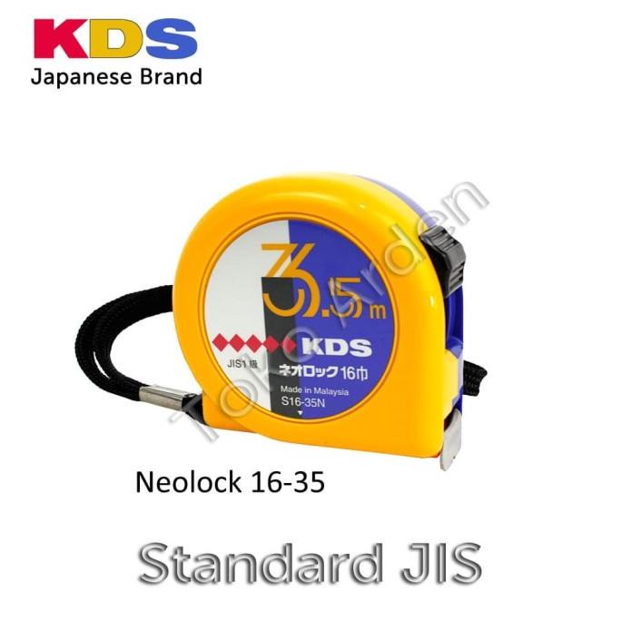 Jual METERAN KDS NEW NEOLOCK 16 ( NS1635 ) / KDS MEASURING TAPE JAPAN