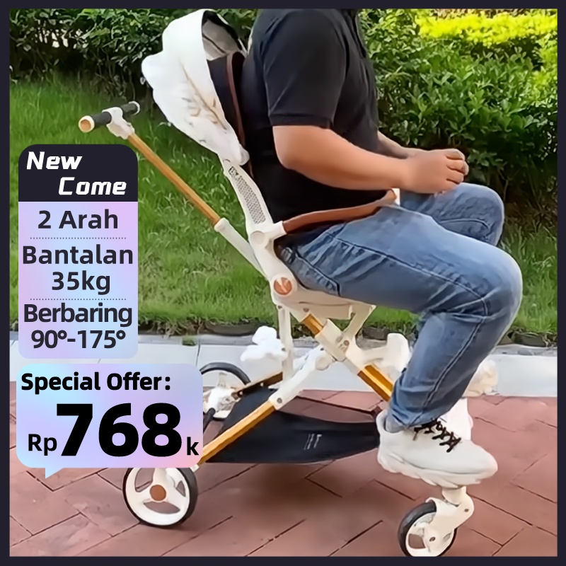 Jual Baby Magic Stroller 180 Rotating Kids Stroller Two Way Magic