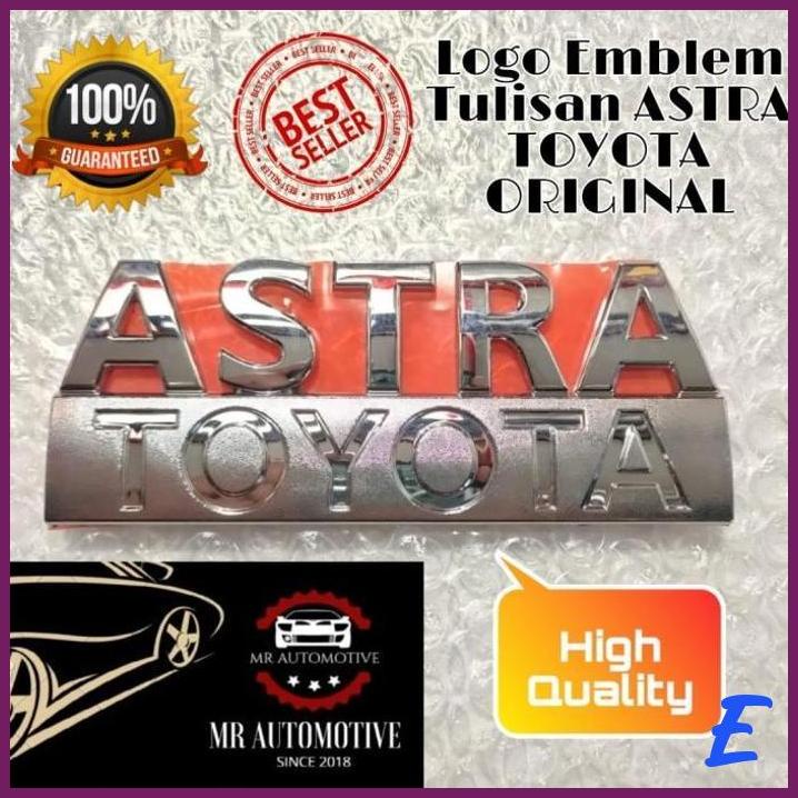 Jual Logo Emblem Tulisan Astra Toyota Original Mra Shopee Indonesia