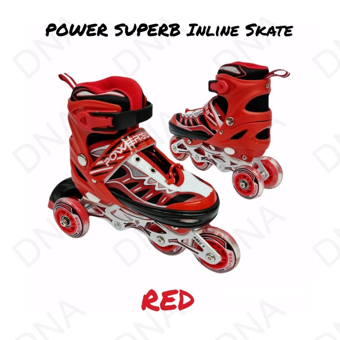 Jual Sepatu Roda Power Superb Bajaj Merah (+ Baut Bajaj) | Shopee Indonesia