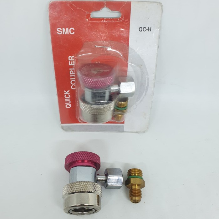 Jual Adaptor coupler nepel sambungan pengisian freon R134 ac mobil ...
