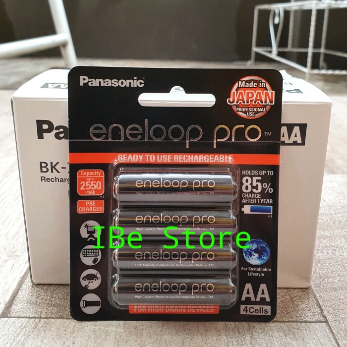 Jual Baterai Rechargeable Panasonic Eneloop Pro Aa Pcs Mah Shopee Indonesia