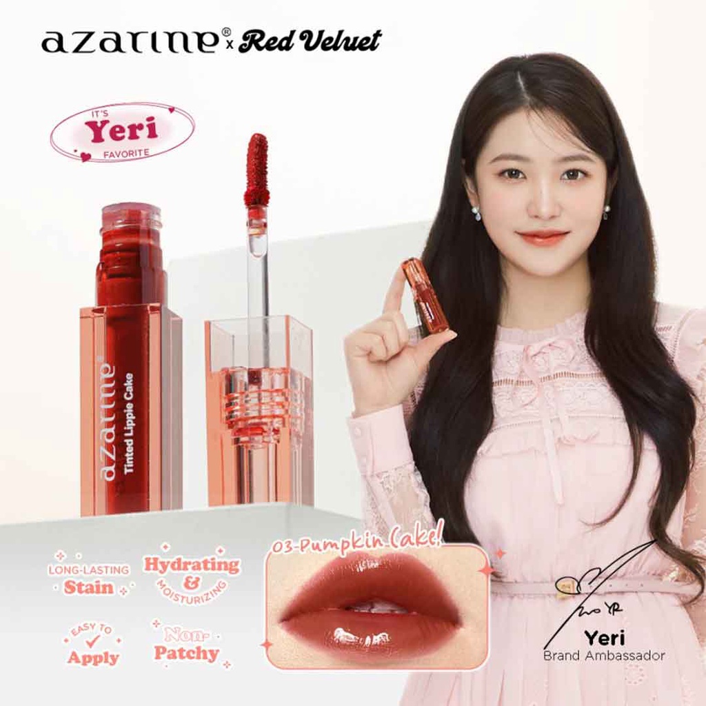 Jual [AZARINE X RED VELVET] Tinted Lippie Cake Lip Tint 2.9ml - 03 ...