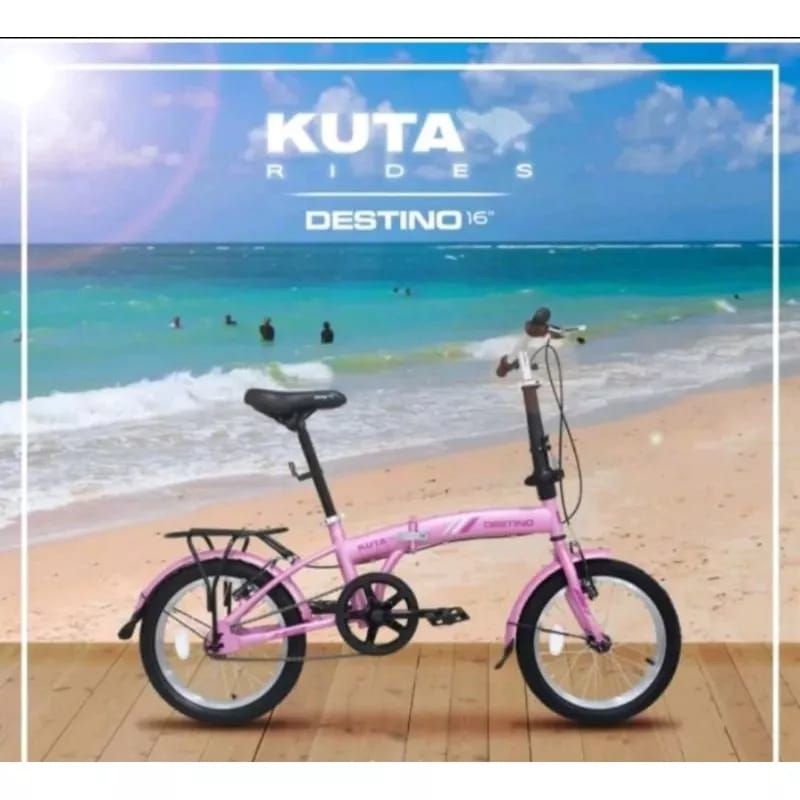Jual SEPEDA LIPAT ANAK PEREMPUAN 16 INCH FAMILY DESTINO KUTA SEPEDA