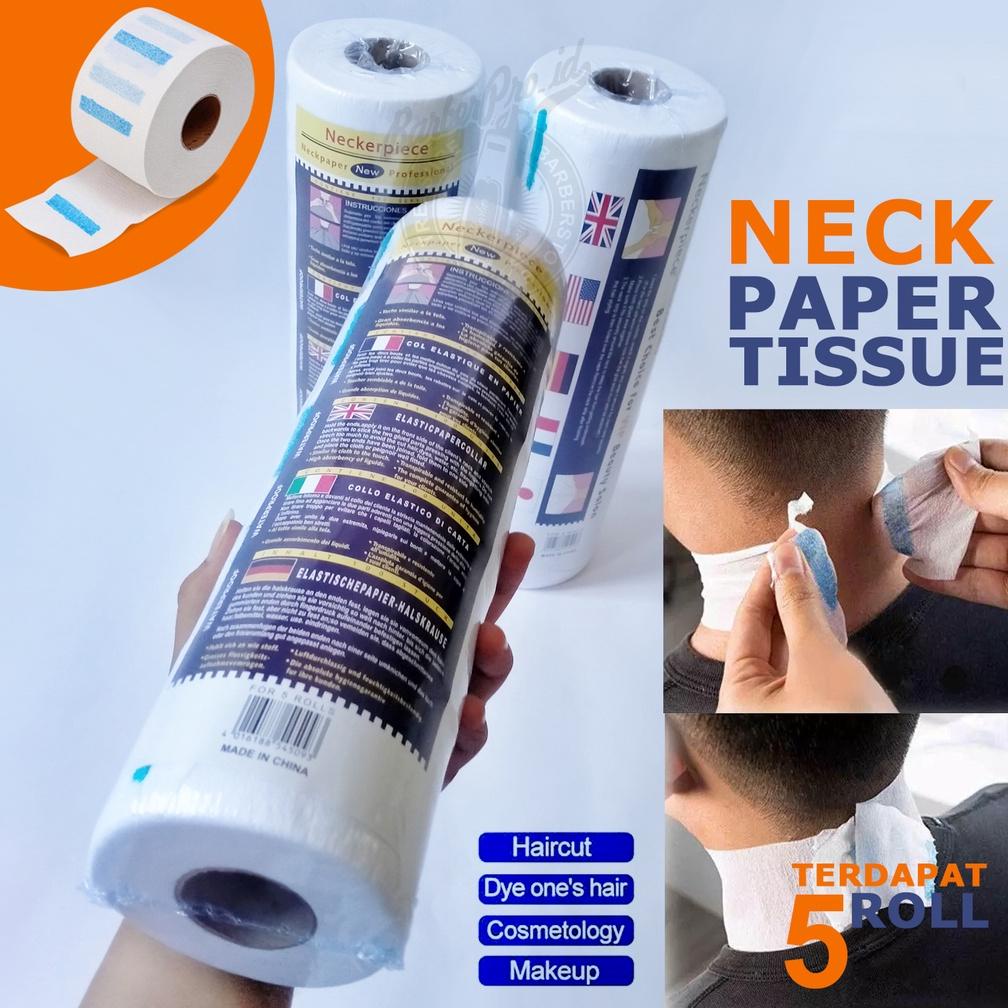 Jual ( Bisa Cod ) Tissue leher barber neck paper neck tissue barber ...