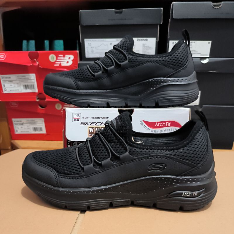 Zapatos De Trabajo Mujer Skechers Mujer Arch Fit SR Zapatos De
