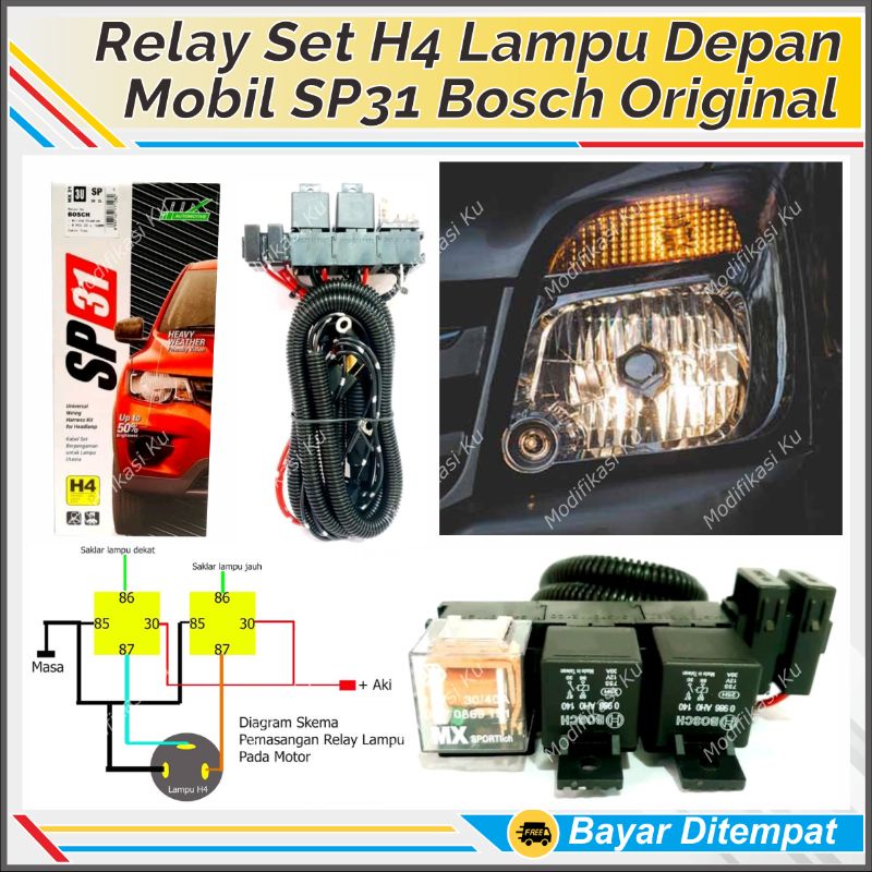jual-kabel-relay-set-lampu-utama-mobil-h4-bosch-sp31-series-original