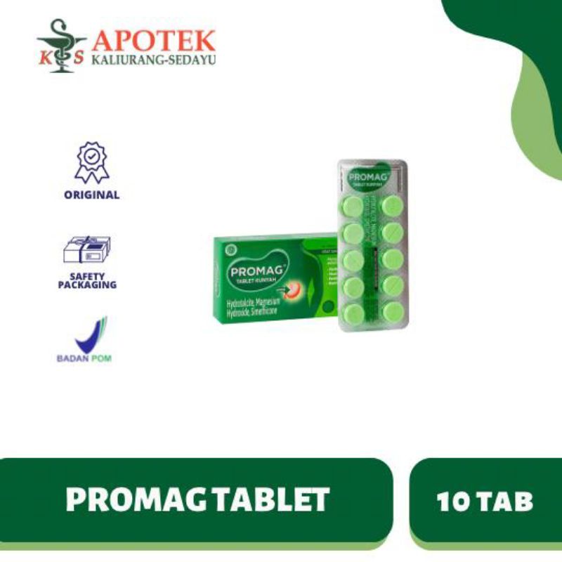 Jual PROMAG TABLET (1STRIP ISI 10 TABLET/ 1 BOX ISI 3 STRIP) | Shopee ...