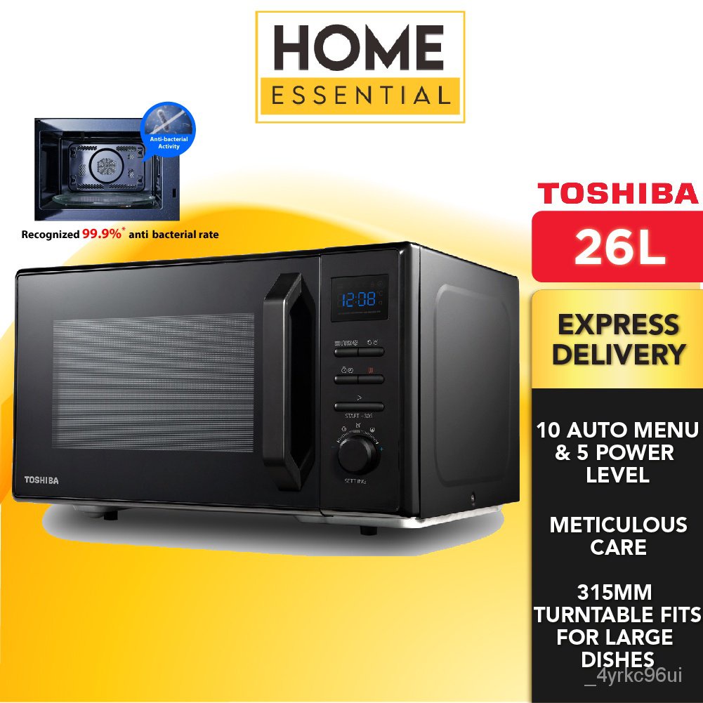 Jual Toshiba Convection + Grill Microwave Oven with 10 Auto Cook Menu Weight Defrost Electric