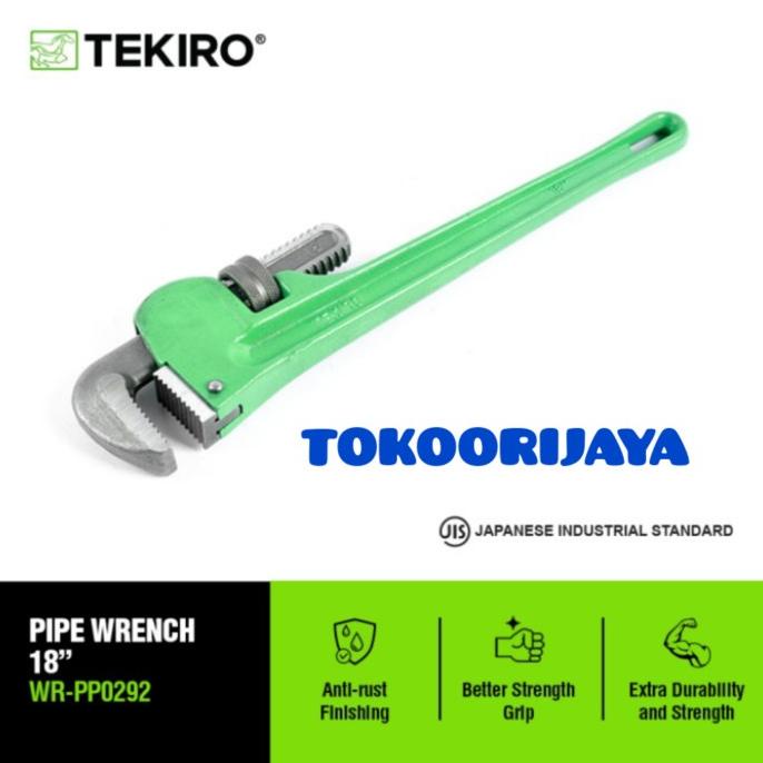 Jual Kunci Pipa Inch Tekiro Pipe Wrench Shopee Indonesia