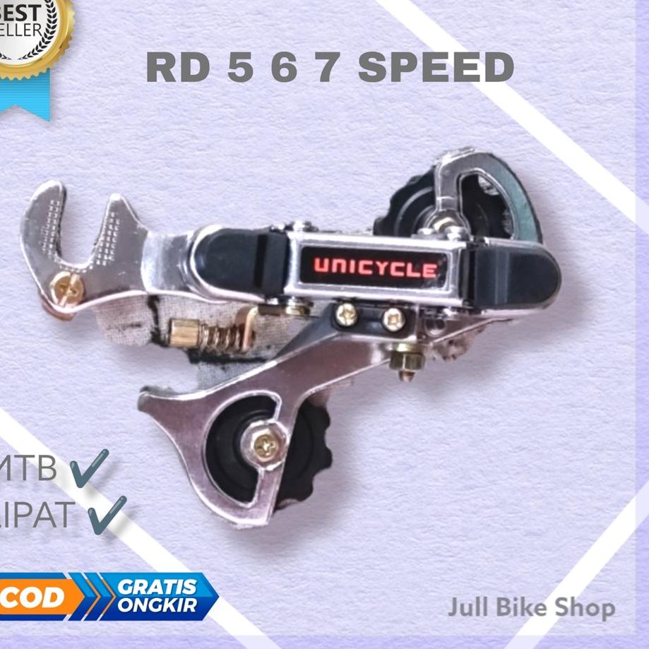 Jual Super Sale RD sepeda lipat mtb rear derailleur operan gigi 6 atau 7 speed jepit | Shopee 