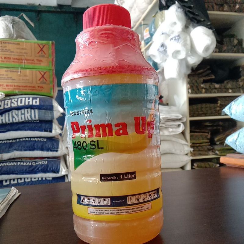 Jual PRIMA UP HERBISIDA OBAT RUMPUT 480SL 1 LITER | Shopee Indonesia
