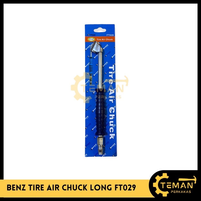 Jual BENZ FT029 Air Chuck Angin Ban Panjang Gagang Karet / Tire Air Chuck Rubber Shopee Indonesia