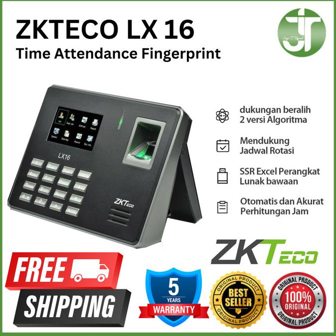 Jual Mesin Absensi ZKTECO LX16 | Mesin Absen Sidik Jari dan PIN ...