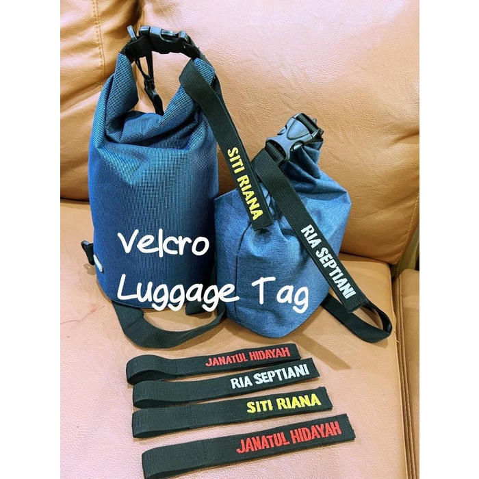 Jual Fawn'G Handmade CUSTOM NAMA Velcro Luggage Tag Shopee Indonesia