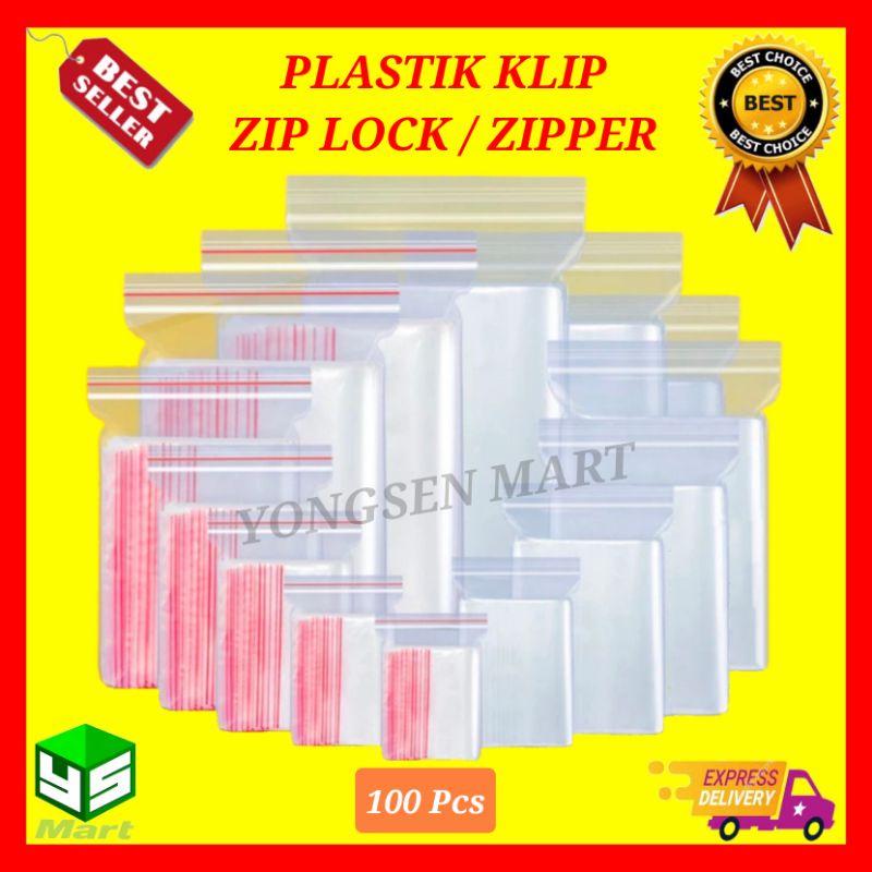 Jual Plastik Klip Zip Lock 10x15 Plastik Ziplock Clip 100pcs Tebal 04 Mic Shopee Indonesia 6811