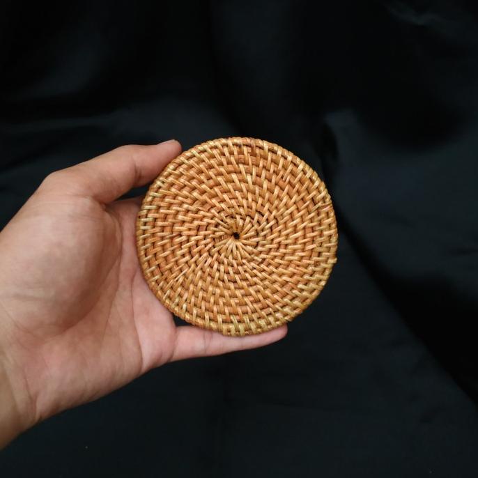 Jual .........] Coaster / Anyaman Rotan / Tatakan Gelas / Glass Coaster ...
