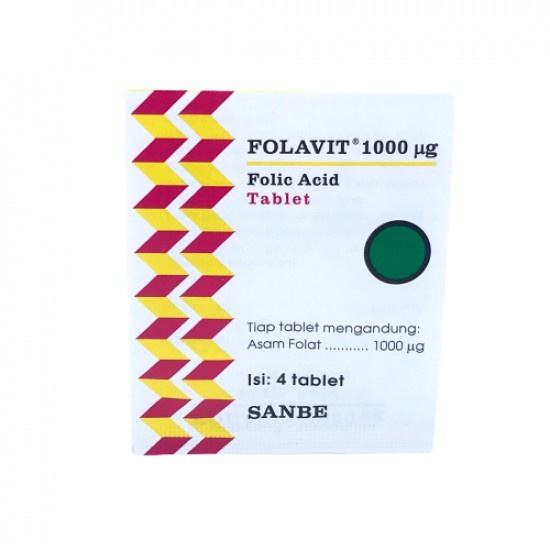 Jual Folavit Mcg Mencegah Kekurangan Asam Folat Tablet