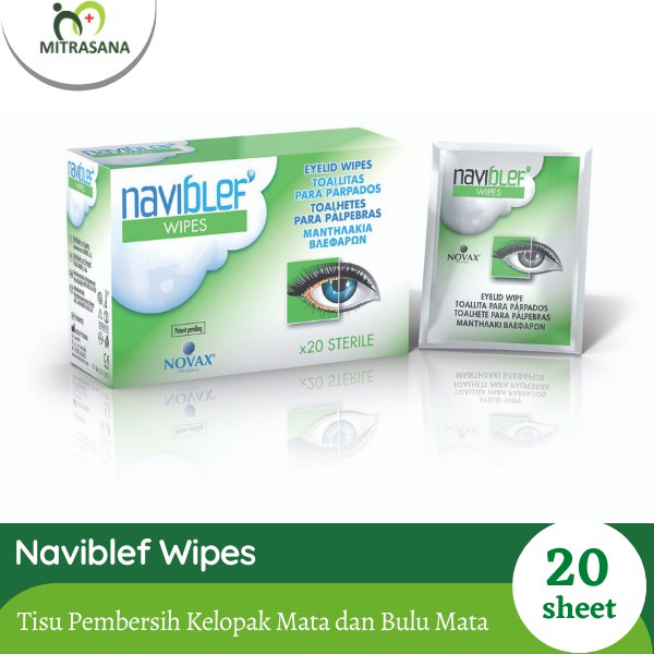 Jual Naviblef Wipes - 20 Lembar - Anti Demodex and Relaxing Eyelid ...