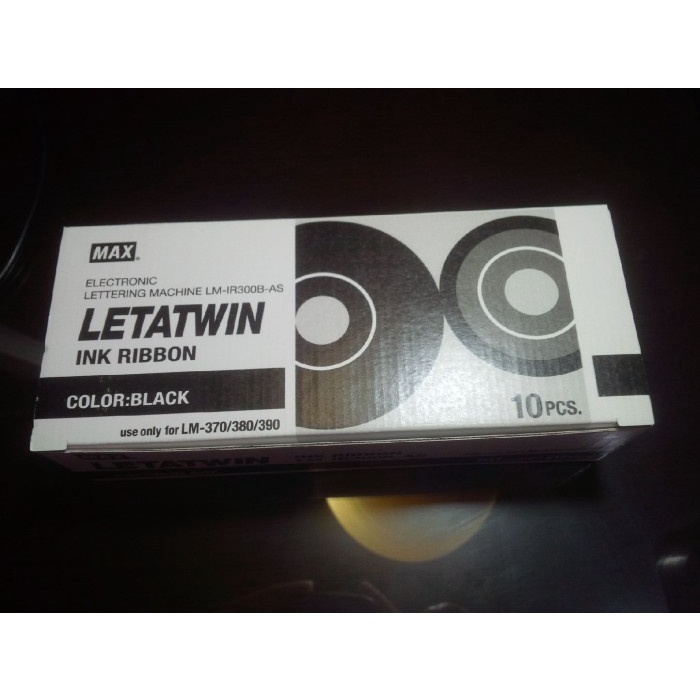 Jual Ink ribbon Letatwin ( pita tinta ) MAX LM IR300B original | Shopee ...