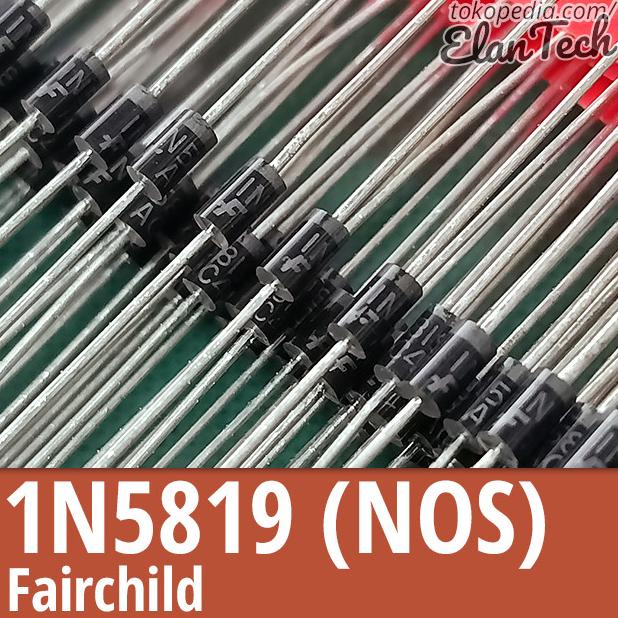 Jual 1N5819 Diode Fairchild 1N 5819 Dioda substitusi 1N5817 1N5818 ...