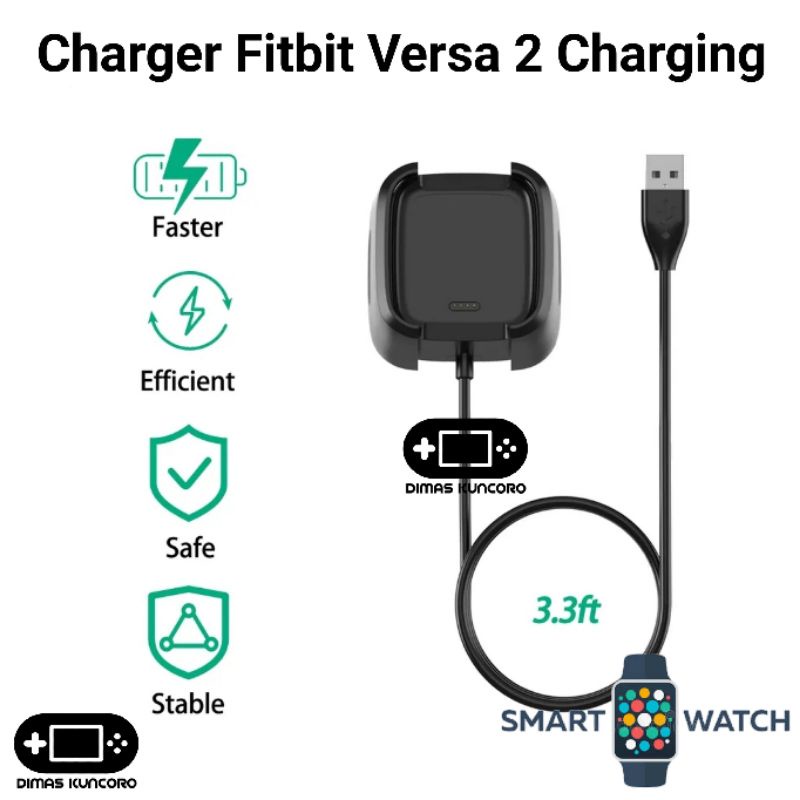 Charger Fitbit Versa 2 charging kabel usb dock cable charge