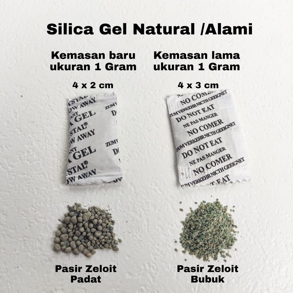 Jual Sale Silica Gel Natural Alami 1kg Food Grade Sachet Kertas 1 Kg