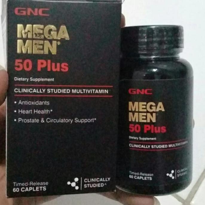 Jual Gnc Mega Men 50 Plus Multivitamin Original Gnc Mega Men Original