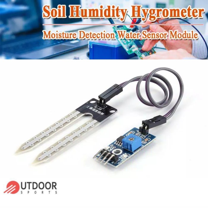 Jual Modul Sensor Kelembaban Tanah Soil Hygrometer Soil Moisture ...