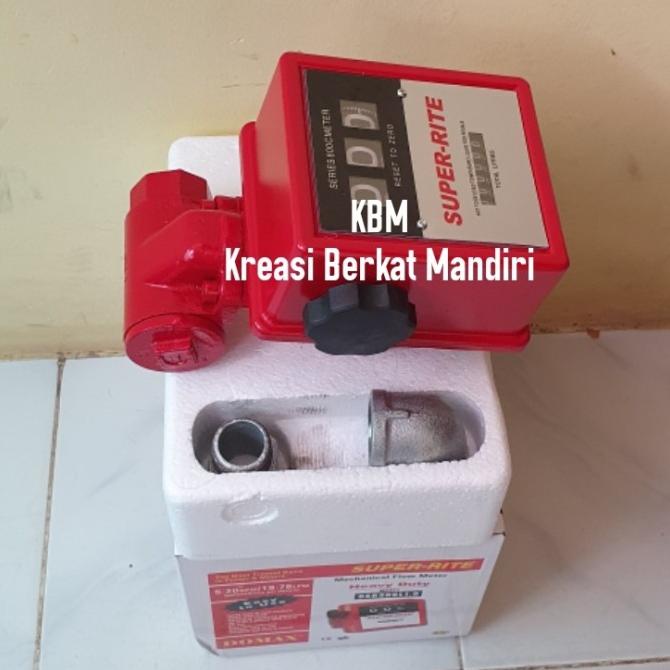 Jual Super-Rite 1 Inch 3 Digit Dn25 Mm / Flow Meter Solar 1