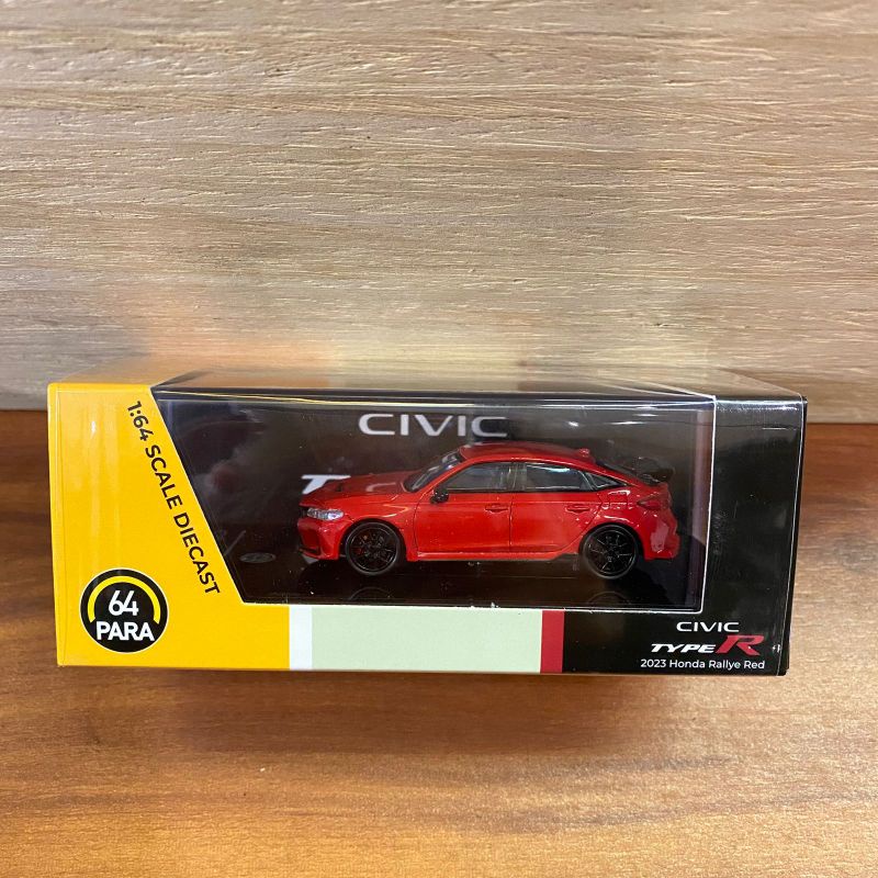 Miniature Honda Civic Type-R FL5 2023 Rallye Red Para64 1/64