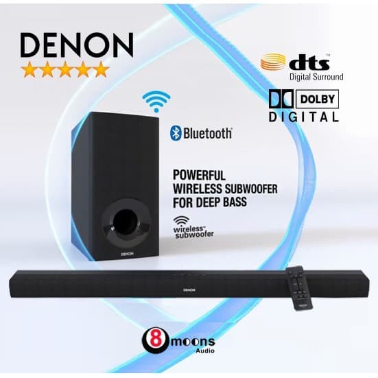 Jual Denon Dhts316 Home Theatre Sound Bar System Shopee Indonesia