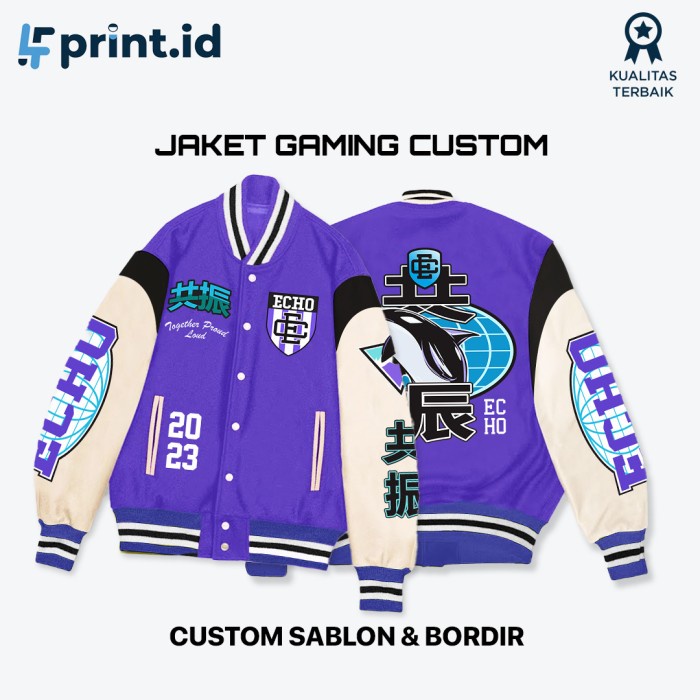 Jual JAKET VARSITY ECHO ESPORT M4 WORLD CHAMPIONSHIP MOBILE LEGEND Shopee Indonesia