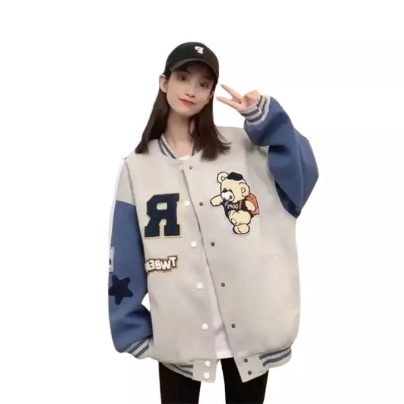 Inspirasi Outfit on X: Jaket varsity baseball korean — a thread   / X