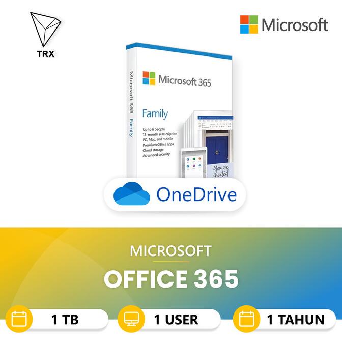Jual Microsoft Office 365 Family Original 1 User 5 Devices | Shopee ...