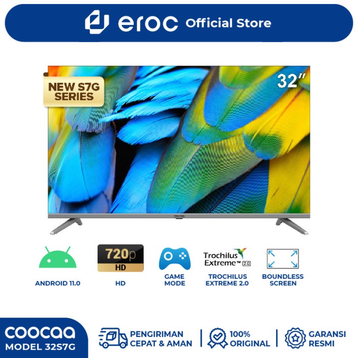 Jual Coocaa Led Tv 32 Inch Android 11 0 Digital Tv 2 4g 5g Wifi