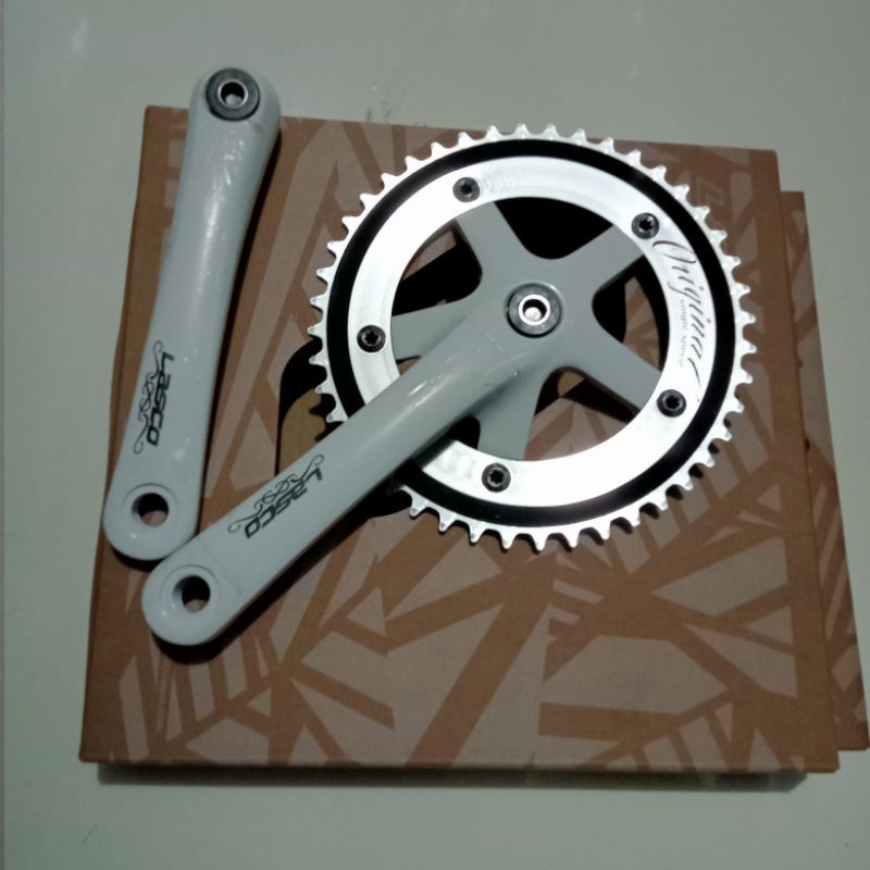 Jual Gir / Crank Fixie Lasco 44T / 46T x 165mm Shopee Indonesia