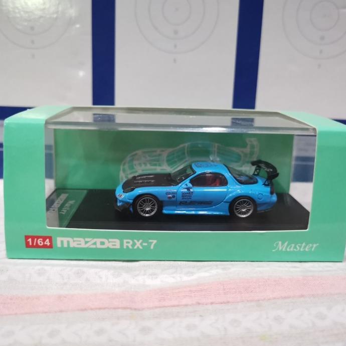 Jual Master 1 64 Mazda RX7 RE Amemiya Biru | Shopee Indonesia