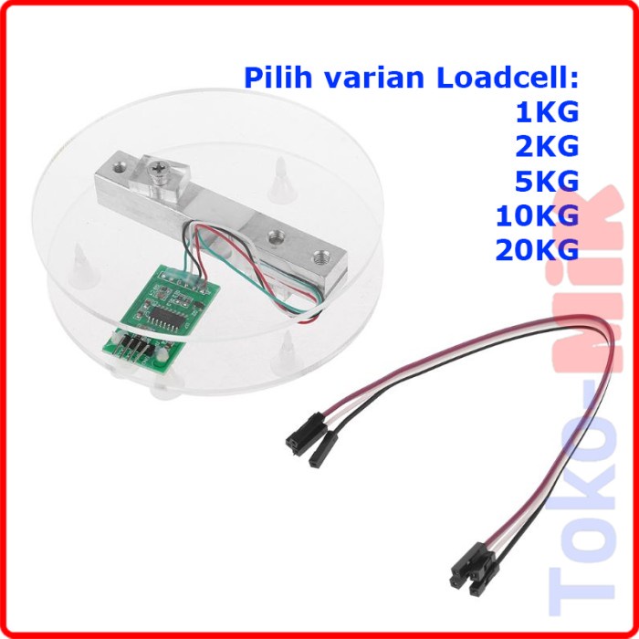 Jual MUST HAVE!! KIT LOADCELL LOAD CELL HX711 SENSOR TIMBANGAN DIGITAL ...