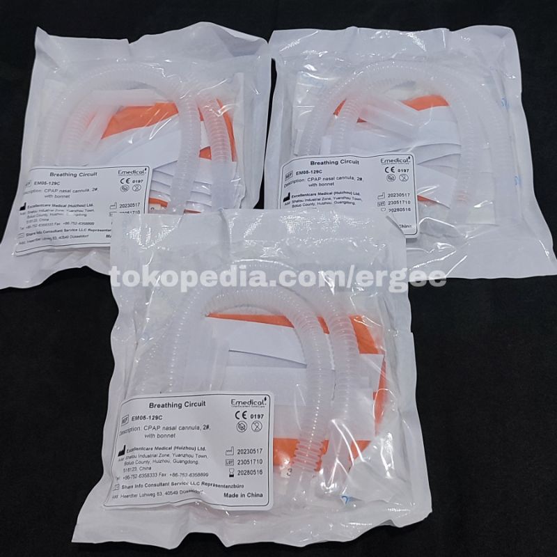 Jual CPAP NASAL PRONG, CPAP NASAL CANNULE WITH BONNET | Shopee Indonesia