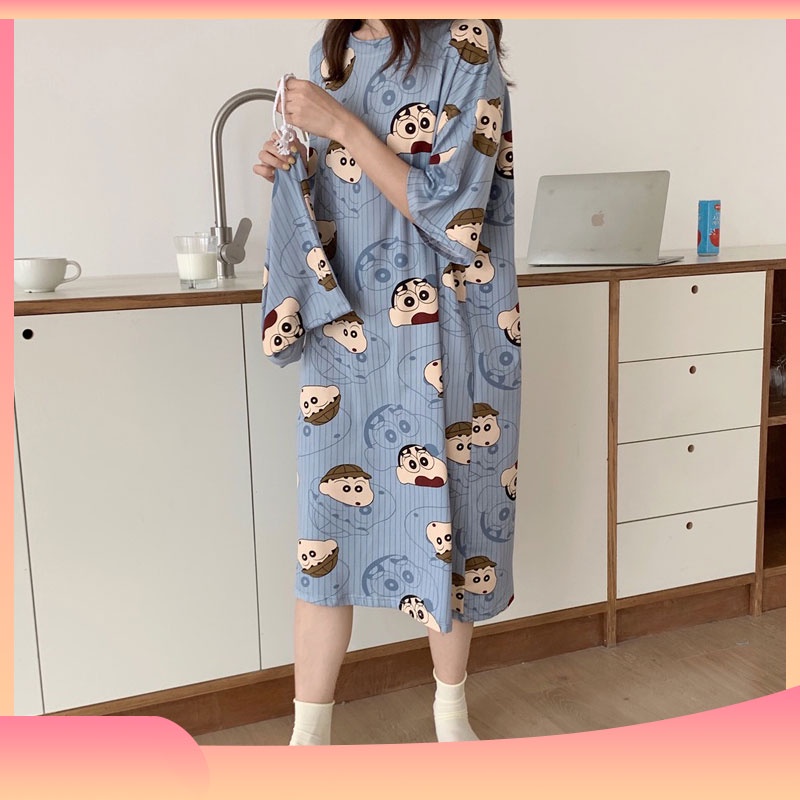 Jual Baju Tidur Daster Motif Import Spandex / Daster wanita motif lucu