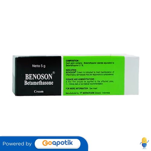 Jual BENOSON KRIM 5 GRAM | Shopee Indonesia