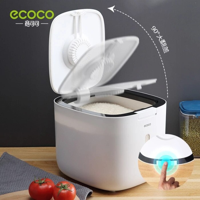 Jual Ecoco Rice Dispenser Wadah Tempat Simpan Penyimpanan Beras Anti ...