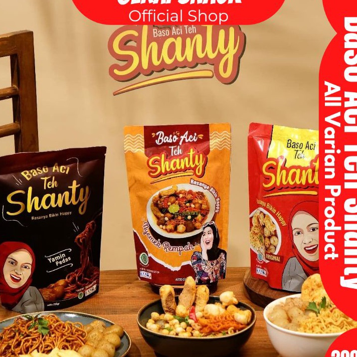 Jual Ready Baso Aci Teh Shanty Aneka Baso Aci All Varian Teh Shanty