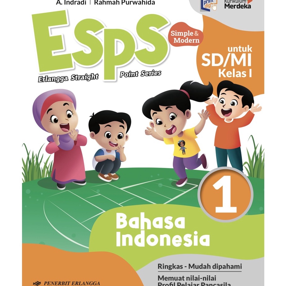 Jual BUKU ESPS B.INDONESIA SD/MI KELAS 1,2,4 & 5/KURIKULUM MERDEKA Jjz ...