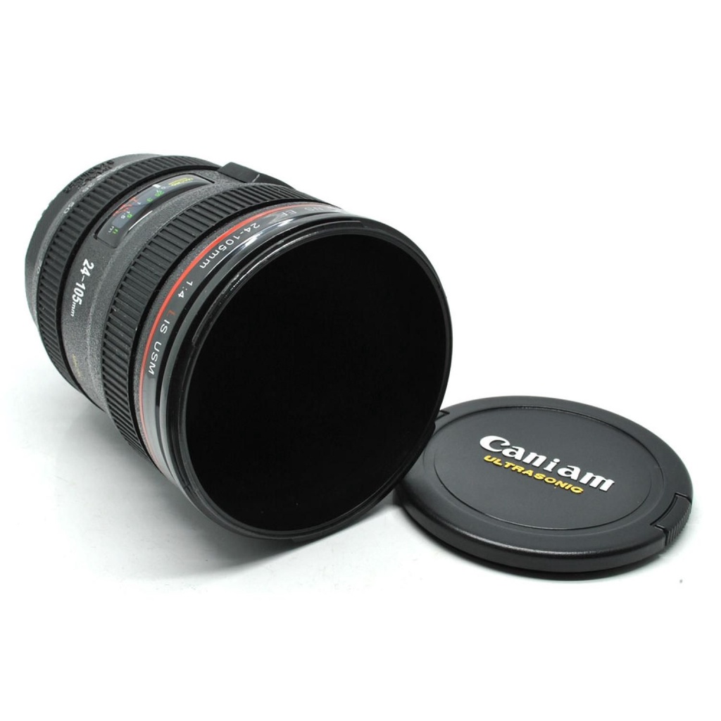Jual CANIAM Gelas Minum Bentuk Lensa Kamera EF 24-105mm 400ml | Shopee ...