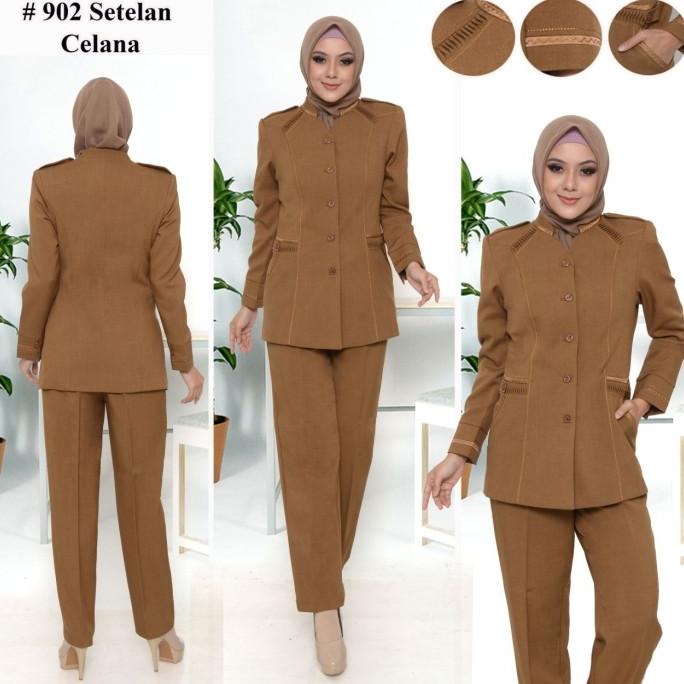 Jual Blazer Baju Kerja Seragam Dinas Pemda Baju Pemda Asn Baju Khaki ...