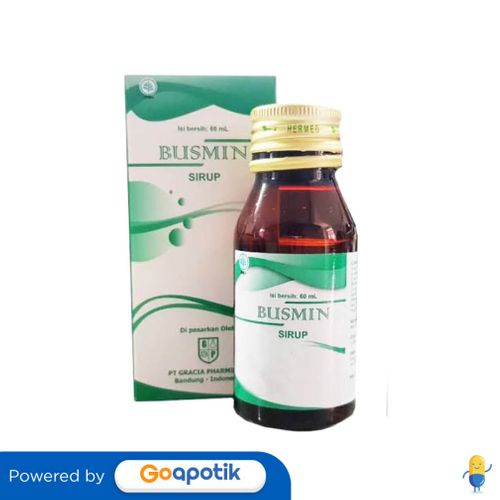 Jual Busmin Syrup Isi 60 Ml Botol | Shopee Indonesia