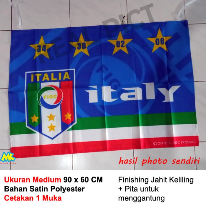 Jual Termurah Bendera Sepak Bola England Italia Belanda Ukuran Sedang